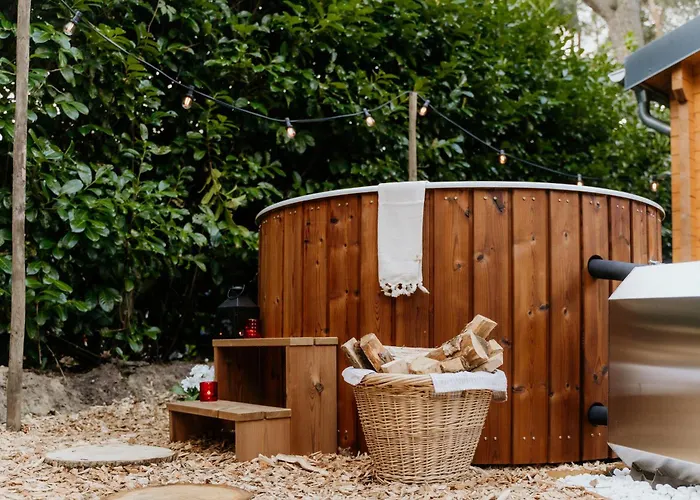 Romantisch Wellness Boshuisje Met Sauna & Hottub *