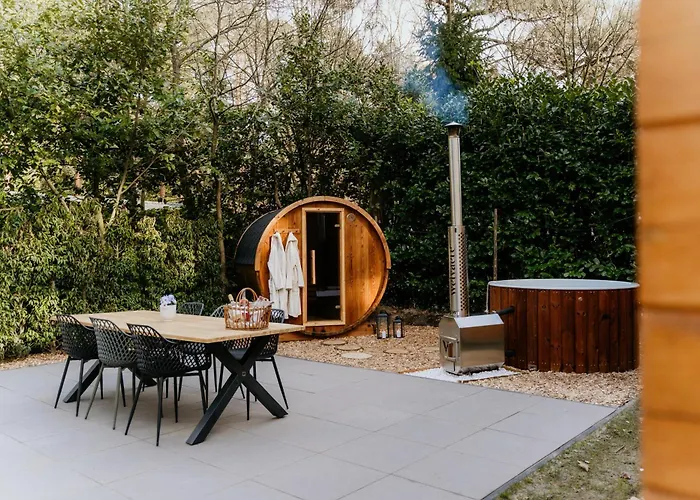 Romantisch Wellness Boshuisje Met Sauna & Hottub * Meijel